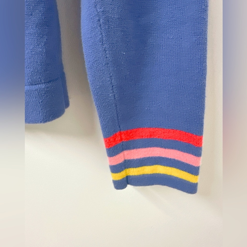 Mini Boden Periwinkle Blue Ruffle Cardigan - Picture 4 of 4